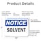 Signmission Solvent, 10 in W x Rectangle, Aluminum OS-2PACK-NS-A-710-L-18367 - alternate 7